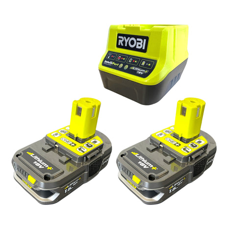 Ryobi RC18120-215X Starter Set 18 V ONE+ con 2x batteria 1,5 Ah + caricatore