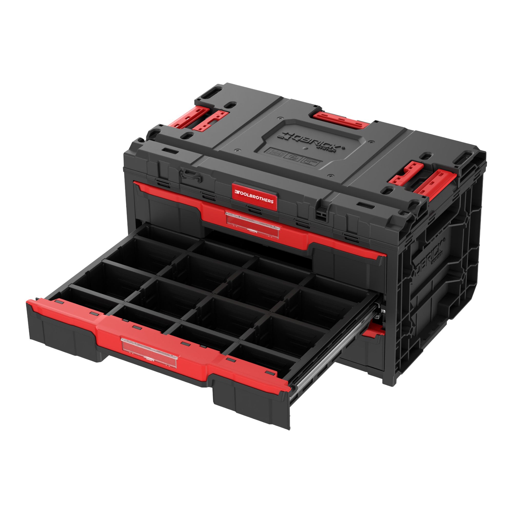 Toolbrothers RHINO XXL Drawer 3 ECO mit drei Schublaeden Trennwaenden IP66 2 - toolbrothers