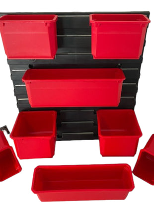 Toolbrothers RHINO Container Set N° 7 Mur d'atelier 39 x 35 cm avec 8 conteneurs pour RHINO L Organisateur hauteur XL