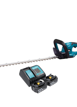 Makita DUH 607 SF2 Akku Heckenschere 18 V 60 cm + 2x Akku 3,0 Ah + Ladegerät