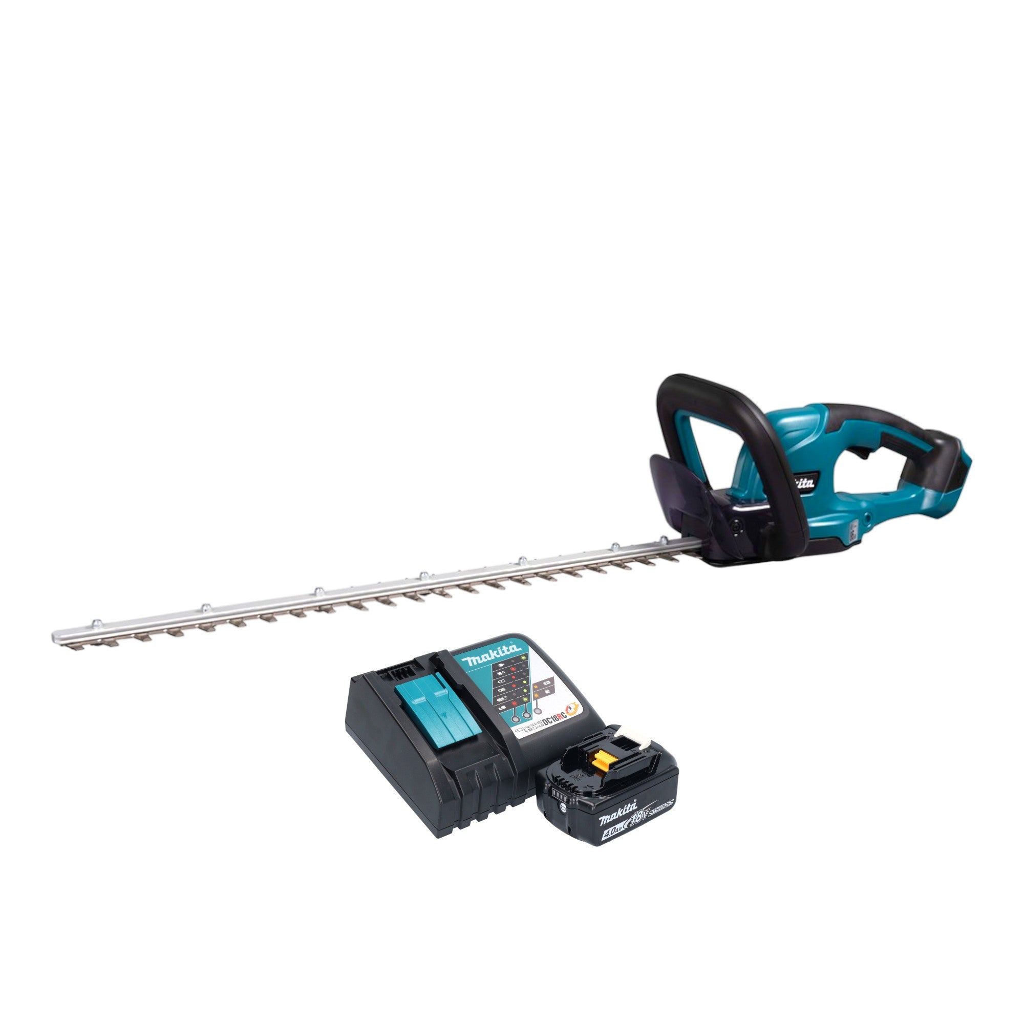 Makita DUH 607 RM Akku Heckenschere 18 V 60 cm 1x Akku 4 0 Ah Ladegeraet 0 - toolbrothers