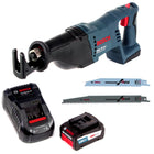 Bosch GSA 18V-Li N Akku Reciprosäge 18V Säbelsäge + 2x Sägeblatt + 1x 6,3 Ah Akku + Ladegerät - Toolbrothers