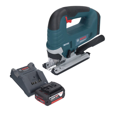 Bosch GST 18V-125 B Professional Scie sauteuse sans fil 18 V 125 mm Brushless + 1x batterie 5,0 Ah + chargeur