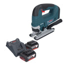 Bosch GST 18V-125 B Professional Seghetto alternativo a batteria 18 V 125 mm Brushless + 2x batteria 5,0 Ah + caricabatteria