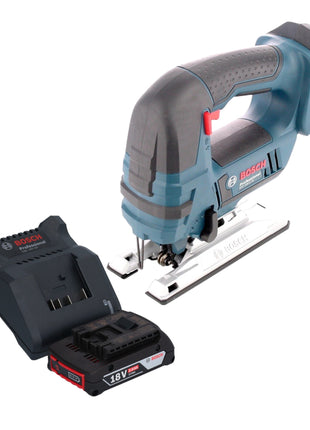 Bosch GST 18V-Li B Sierra de calar inalámbrica profesional 18 V + 1x batería 2,0 Ah + cargador