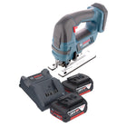 Bosch GST 18V-Li B Sierra de calar inalámbrica profesional 18 V + 2x baterías 5,0 Ah + cargador