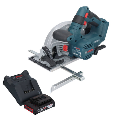 Bosch GKS 18V-57-2 Professional Scie circulaire portative sans fil 18 V 165 mm Brushless + 1x batterie 2,0 Ah + chargeur