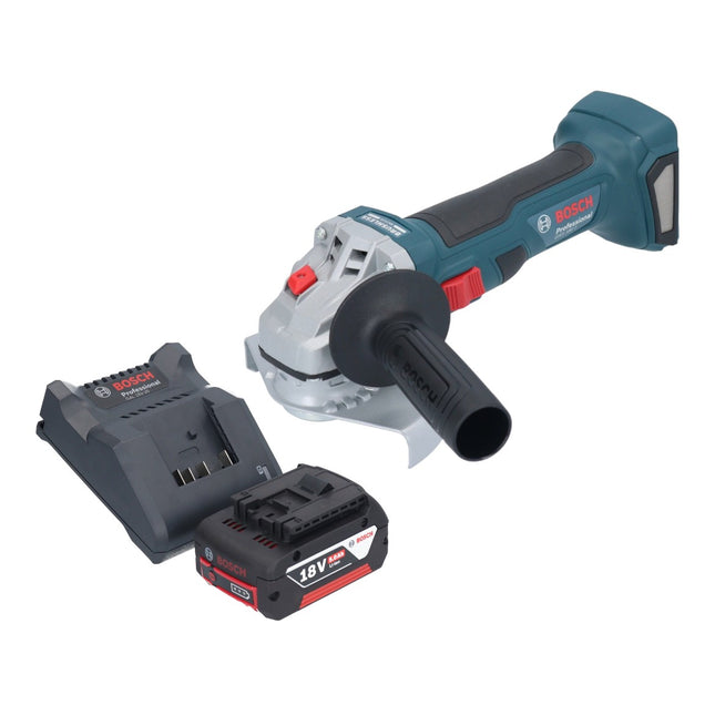 Bosch GWS 18V-7 Amoladora angular profesional sin cable 18 V 125 mm sin escobillas + 1x acumulador 5,0 Ah + cargador