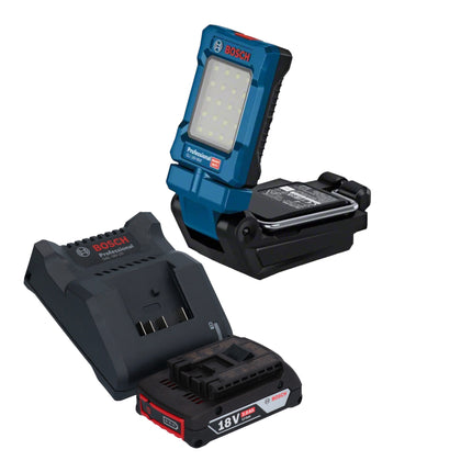 Bosch GLI 18V-800 Professional cordless lamp 18 V 800 lm + 1x rechargeable battery 2.0 Ah + charger