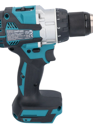 Makita DHP 489 Akku Schlagbohrschrauber 18 V 73 Nm Brushless inkl Koffer WellCut 101 tlg Bit und Bohrer Set  2 - toolbrothers