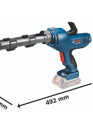 Bosch GCG 18V-310 Prensa de cartucho a batería profesional 18 V 310 ml 3,5 kN + 1x batería 4,0 Ah + cargador