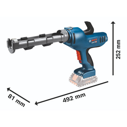 Bosch GCG 18V-310 Professional cordless caulking gun 18 V 310 ml 3.5 kN + 2x ProCORE rechargeable battery 4.0 Ah + charger