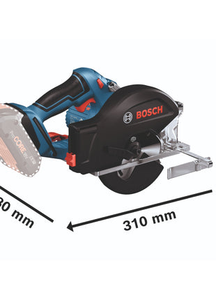 Bosch GKM 18V-50 Professional Akku Metall Handkreissäge 18 V 136 mm Brushless + 1x Akku 4,0 Ah + L-Boxx - ohne Ladegerät