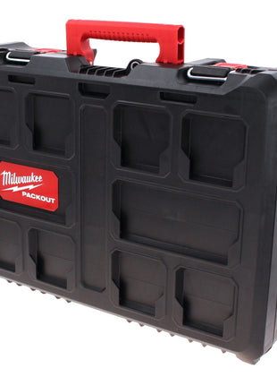 Milwaukee PACKOUT Mallette Toolbox 525 x 380 x 150 mm + insert pour visseuse à percussion 18V / perceuse-visseuse à percussion / perceuse-visseuse