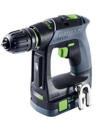 Festool CXS 12 2,5-Plus Akku Bohrschrauber 12 V 30 Nm Brushless ( 576864 ) + 2x Akku 2,5 Ah + Ladegerät + Systainer + Systainer ToolBox SYS3 TB M 137