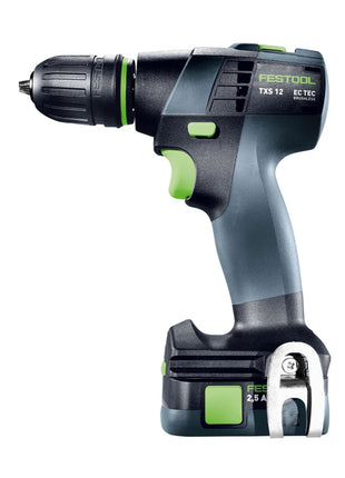 Festool TXS 12 2.5-Plus perceuse-visseuse sans fil 12 V 30 Nm sans balai (576873) + 2x batteries 2,5 Ah + chargeur + Systainer + Systainer ToolBox SYS3 TB M 137