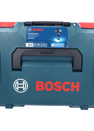 Bosch GDX 18V-210 C Atornillador de impacto giratorio a batería profesional 18 V 210 Nm sin escobillas + 2x baterías 2,0 Ah + cargador + L-Boxx