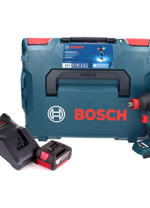 Bosch GDX 18V-210 C Atornillador de impacto giratorio a batería profesional 18 V 210 Nm sin escobillas + 1x batería 5,0 Ah + cargador + L-Boxx