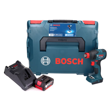 Bosch GDX 18V-210 C Llave de impacto profesional sin cable 18 V 210 Nm sin escobillas + 1x acumulador 5,0 Ah + cargador + L-Boxx