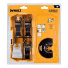 Accessoires pour outils multifonctions DeWalt DT 20715-QZ 5 pièces pour le bois, le bois avec clous, le plastique, les plaques de plâtre, les résidus de peinture et de colle.