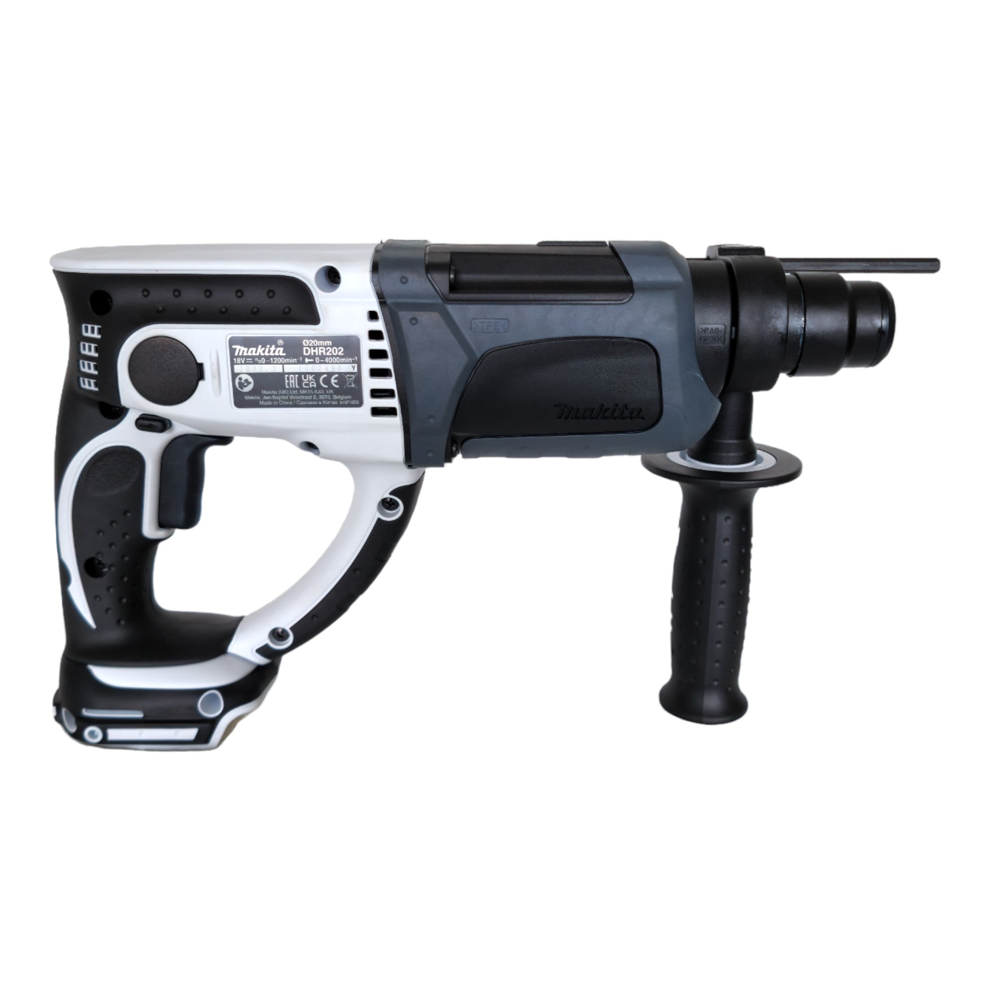 Makita DHR 202 F1W Akku Bohrhammer 18 V 20 mm 2 0 J weiss 1x Akku 3 0 Ah Koffer ohne Ladegeraet 4 - toolbrothers