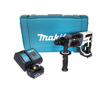Makita DHR 202 ST1W Cordless hammer drill 18 V 20 mm 2.0 J white + 1x rechargeable battery 5.0 Ah + charger + case