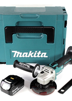 Makita DGA 454 M1J Akku Winkelschleifer 18 V 115mm + 1x Akku 4,0Ah + Makpac - ohne Ladegerät - Toolbrothers