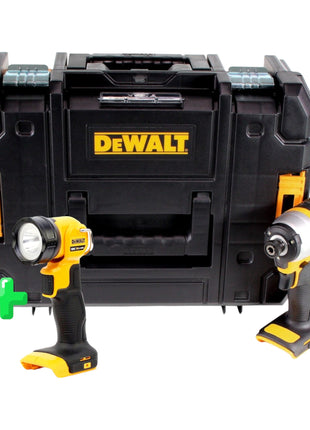 Clé à chocs sans fil DeWalt DCF 809 NT 18 V Li-Ion Solo sans balais dans une boîte T-STAK + lampe à batterie DeWalt DCL 040 18 V XR Li-Ion