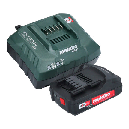Metabo BS 18 LTX BL I Perceuse-visseuse sans fil 18 V 130 Nm Brushless + 1x batterie 2,0 Ah + chargeur