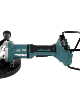 Makita DGA 900 PGKX2 Akku Winkelschleifer 36V ( 2x18V ) 230mm Brushless + 2x Akku 6,0Ah + Doppelladegerät + Ezynut + Koffer - Toolbrothers