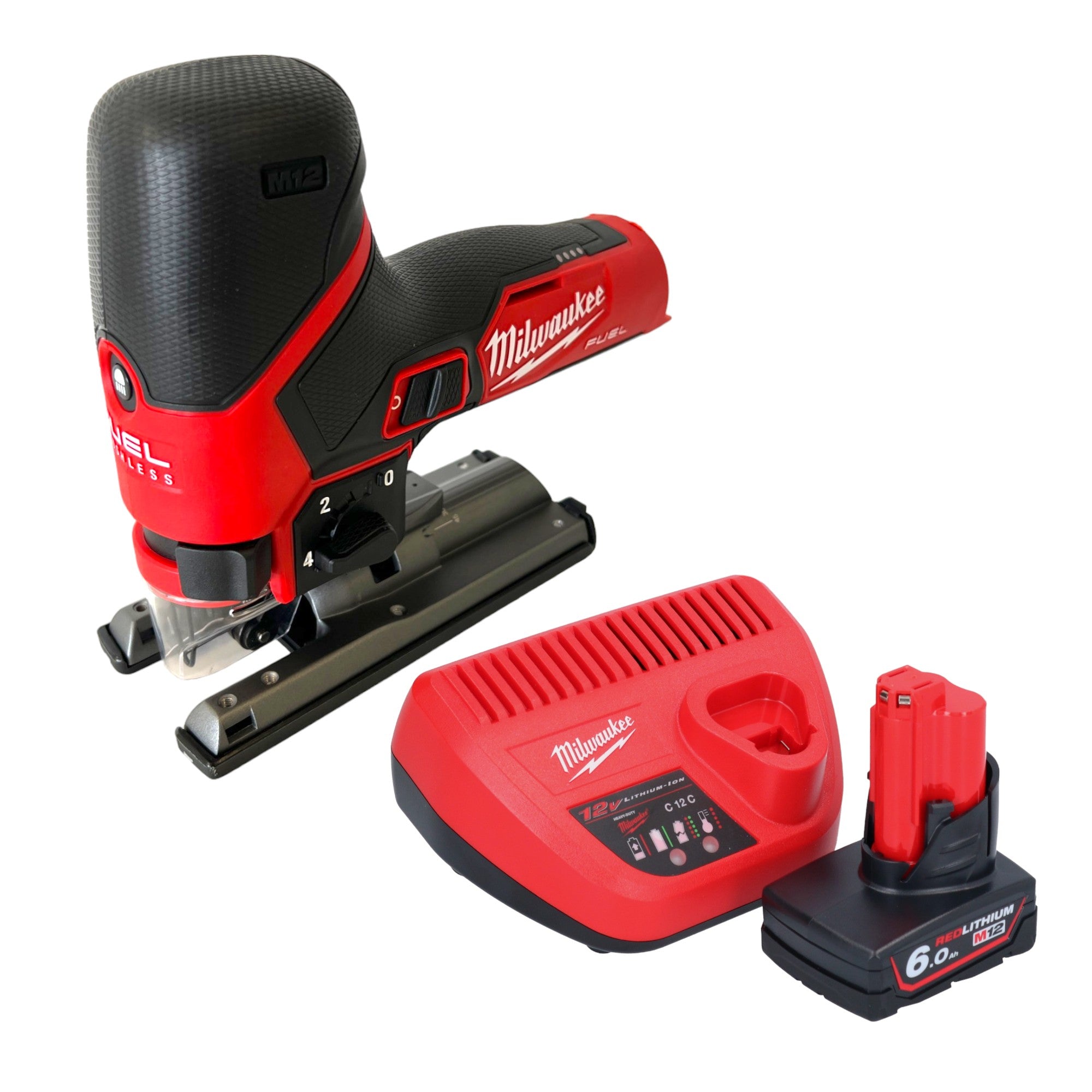 Milwaukee M12 FJS 601 Akku Stichsaege 12 V 22 mm Brushless 1x Akku 6 0 Ah Ladegeraet 0 - toolbrothers