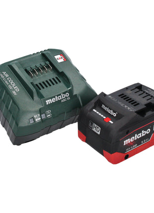 Metabo BS 18 Akku Bohrschrauber 18 V 48 Nm + 1x LiHD Akku 5,5 Ah + Ladegerät + Bitbox + Tasche