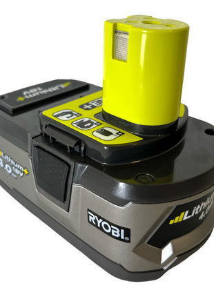 Batería Ryobi RB18L40 18 V 4,0 Ah / 4000 mAh Li-Ion ONE+ 2 piezas (2x 5133001907) con indicador de nivel de carga