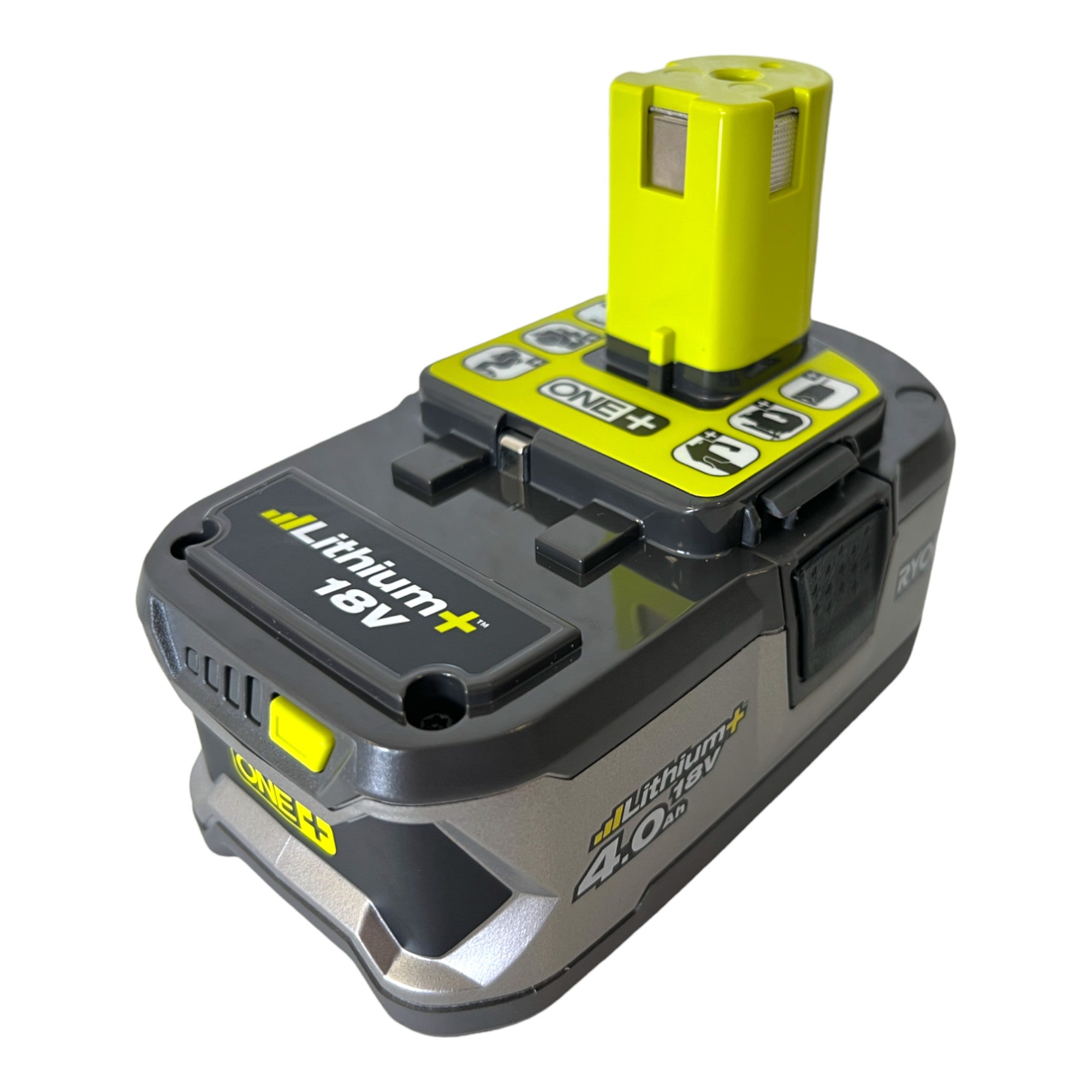 RYOBI RB18L40 Akku 18 V 4 0 Ah 4000 mAh Li Ion ONE 2 Stk 2x 5133001907 mit Ladestandanzeige 4 - toolbrothers