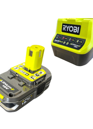 Compresor de batería RYOBI R18I-115 18 V 10,34 bar de presión + 1x batería 1,5 Ah + cargador