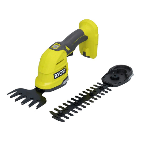 Ryobi RY18GSA-115 Cisaille à gazon et à buissons sans fil 18 V ONE+, épaisseur de coupe 8 mm + 1x batterie 1,5 Ah + chargeur