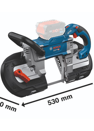 Akumulatorowa piła taśmowa Bosch GCB 18V-127 Professional 18 V 127 x 127 mm Brushless Solo ( 06012B7000 ) - bez akumulatora, bez ładowarki