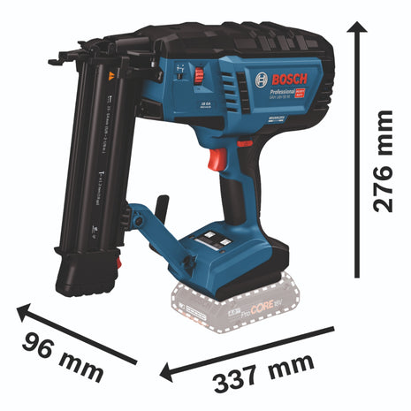 Bosch GNH 18V-50 M Profesjonalna gwoździarka akumulatorowa do drewna 18 V 1,2 x 16 - 50 mm bezszczotkowa ( 0601482400 ) Solo - bez akumulatora, bez ładowarki