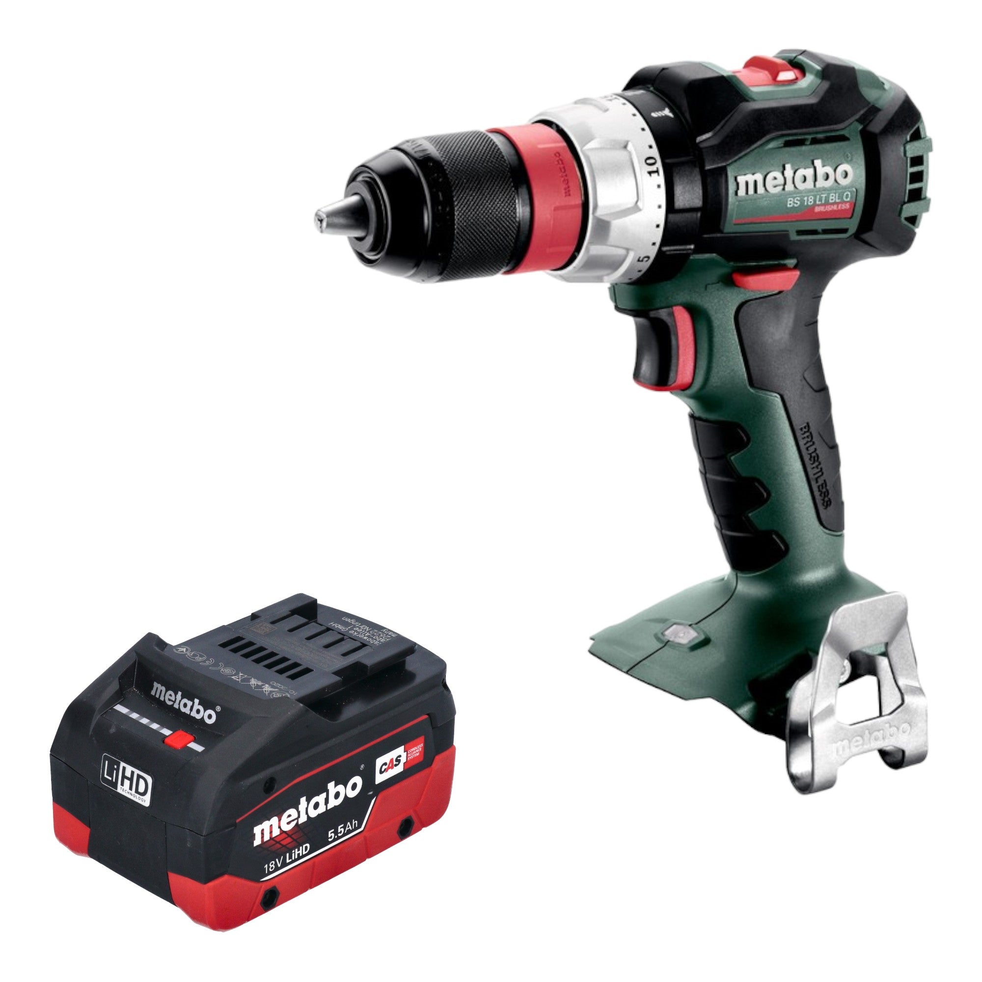 Metabo BS 18 LT BL Q Akku Bohrschrauber 18 V 75 Nm Brushless 1x LiHD Akku 5 5 Ah ohne Ladegeraet 0 - toolbrothers