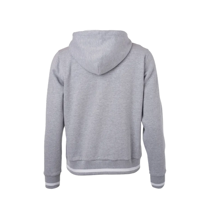 Der L-BOXX Hoodie in Grau-Weiß (Herren / Größe M) - Sportlich und Bequem