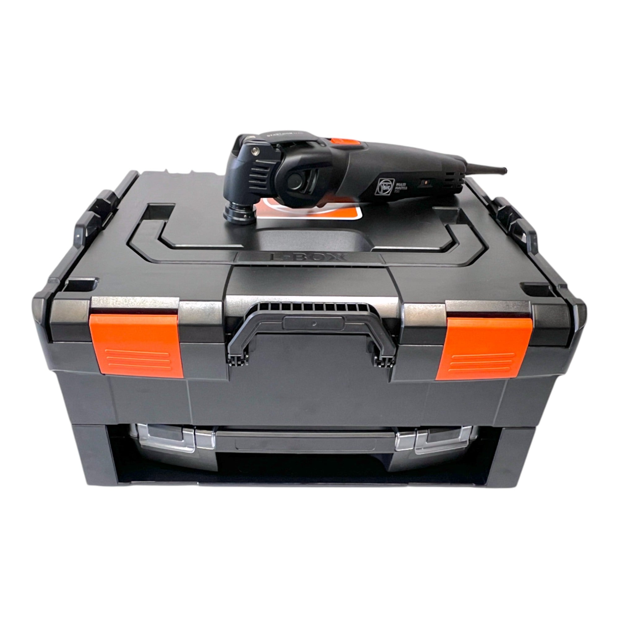 Fein Multimaster MM 700 Max Multifunktionswerkzeug 450 W Starlock Max Black Edition 72297461000 33 tlg Zubehoer L Boxx 1 - toolbrothers
