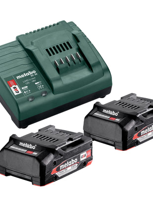 Metabo BS 18 L Akku Bohrschrauber 18 V 50 Nm ( 602321500 ) + 2x Akku 2,0 Ah + Ladegerät + Metabox