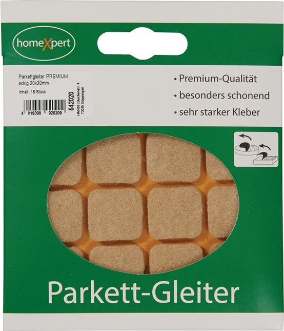 Parquet glides Premium ( 3000271031 ) 20 x 20 mm self-adhesive