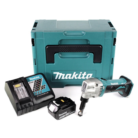 Makita DJN 161 RM1J 18V Akku Knabber Schere + 1x Akku 4,0Ah + Schnellladegerät + Makpac - Toolbrothers