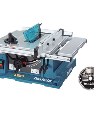 Makita Tischkreissäge 2704 1650 W mit Winkeleinstellung + Makita Sägeblatt 260 mm 40 Zähne + Makita MAKBLADE Kreissägeblatt für Holz 260 mm 60 Zähne - Toolbrothers