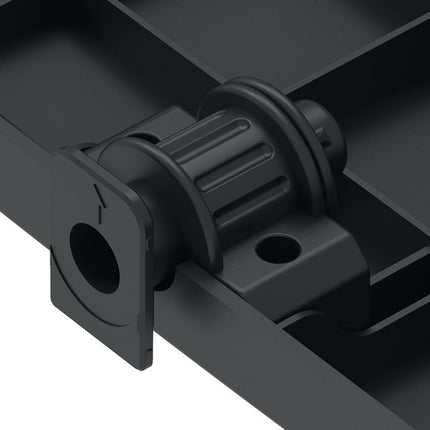 Fußstütze ( 9000460170 ) schwarz B385/500xT370xH155 mm