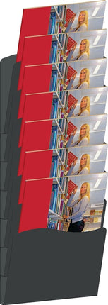 Brochure holder ( 9000493722 ) H560xW240xDmm metal black