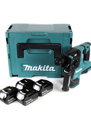 Makita DHR 280 T4J 2 x 18 V 36 V Li-Ion Akku Bohrhammer Brushless 28 mm für SDS-PLUS im Makpac + 4 x 5,0 Ah Akku - ohne Ladegerät - Toolbrothers