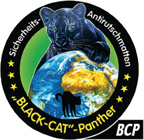 WADO Sicherheitsantirutschmatte BLACK-CAT Panther -BCP- ( 4000349180 ) L0,6 m B0,8 m D4 mm 1 Matte