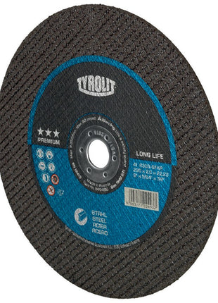 Disque à tronçonner Tyrolit PREMIUM LONGLIFE (4000845883) D125x2mm 41 F alésage droit 22,23 mm